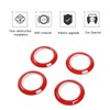 4PCS AC Air Conditioning Vent Cover Trim Decoration Ring Interior