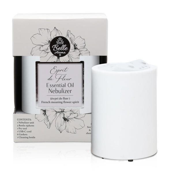 Belle Aroma Esprit de Fleur Essential Oil Diffuser | Waterless