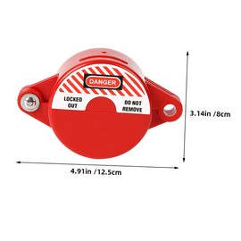 Hohopeti Valve Handle Lockout System Outdoor Water Spigot Gas Valve Lockout Device for Industrial Safety