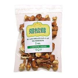 USTCM Blazei Brazilian Cap Mushroom Ji Song Rong 姬松茸 2oz Brown