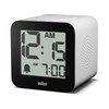 Braun BC25WP Digital Alarm Clock with Voice Output, Snooze, Positive