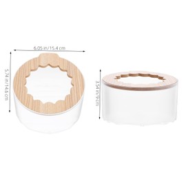 CORHAD Small Pet Sand Bath Box Bathtub for Hamsters Chinchillas and Guinea Pigs Easy to Clean Smooth Edges Portable Design Versatile Pet Bathing