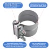 ROADFORMER 2.5 inch Exhasut Clamp 2 1/2 Lap Joint Exhaust