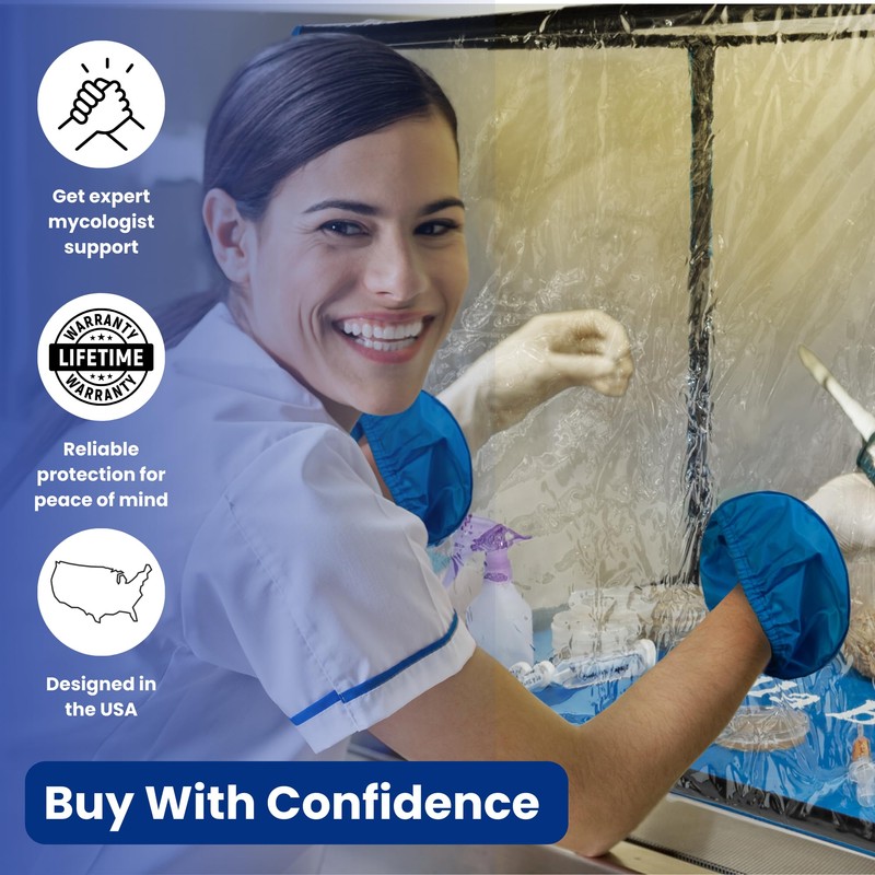 Bella Bora Still Air Box Mycology (Sturdy) Mushroom Grow Box