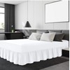 Linen Home Extra Deep Frilled Fitted Valance Sheet Single Bed