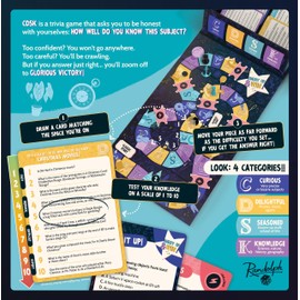 Randolph CDSK | Fun Trivia Party Game for Teens and Adults | Great for Game Nights and Large Groups | Two Player or Team Challenge | 2500+ Trivia Questions | Ages 14+ | 2 to 16 Players | 45 Minutes