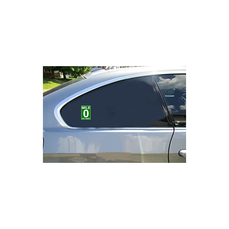 U.S. Custom Stickers Mile 0 Key West Road Sign Sticker