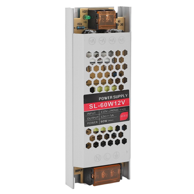 LED Power Supply Ultra Thin Strip Type Aluminum Alloy Housing