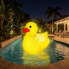 Hungdao 1 Pack 4 Feet Christmas Light up Inflatable Duck