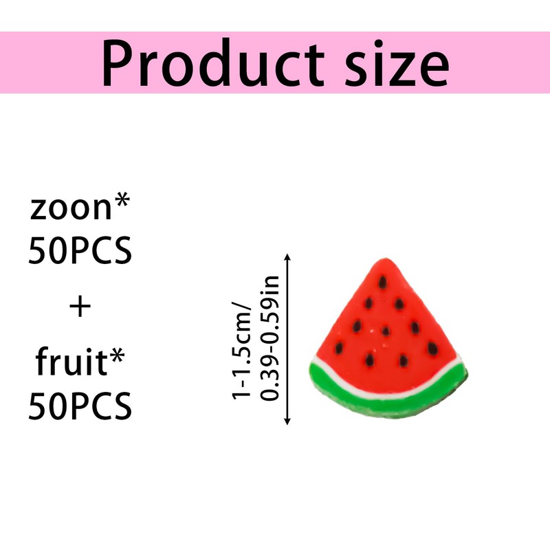 Tabanzhe Mini Erasers-100PCS Animal Fruit Mini Novelty Erasers Small Pencil