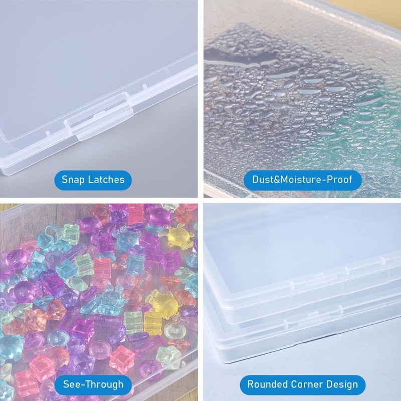 Marte Vanci A4 File Box Clear Paper Storage Boxes File