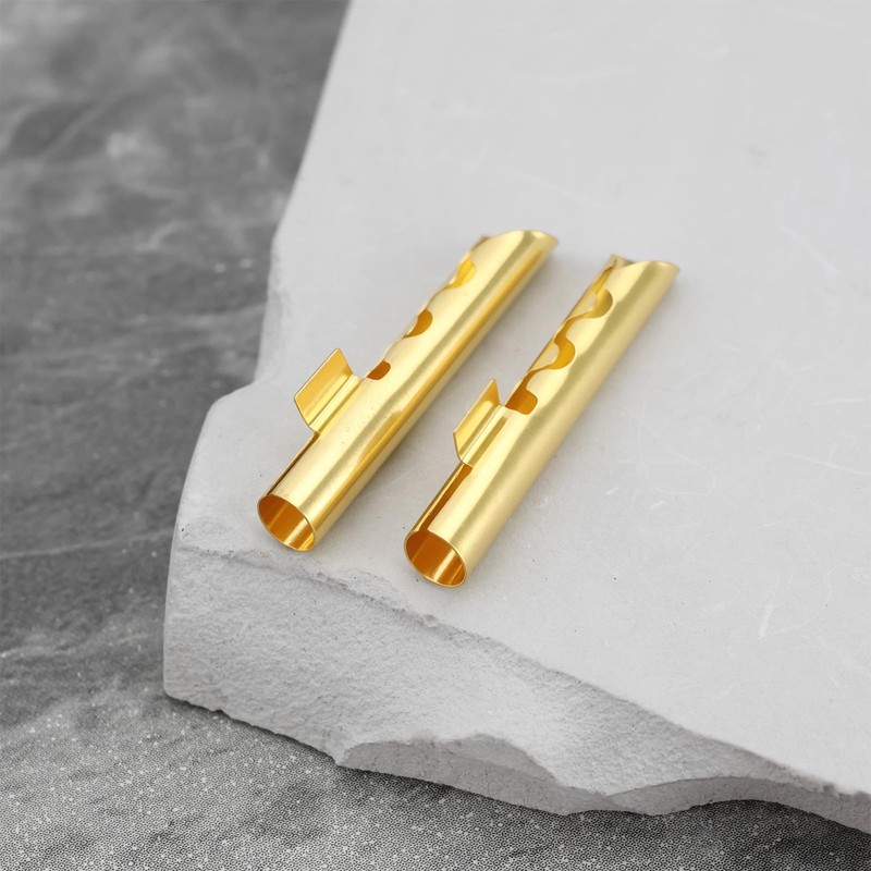 Briny River 10Pcs 4mm Banana Connectors Gold-Plated Copper Banana Plug