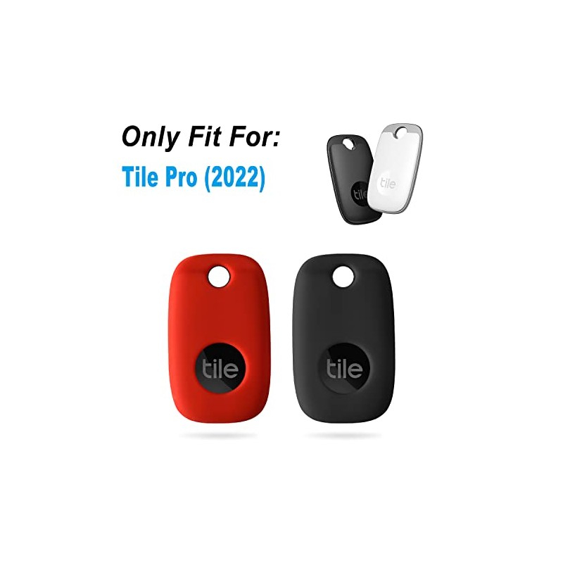Geiomoo Silicone Case for Tile Pro 2022 Tracker, Soft Flexible