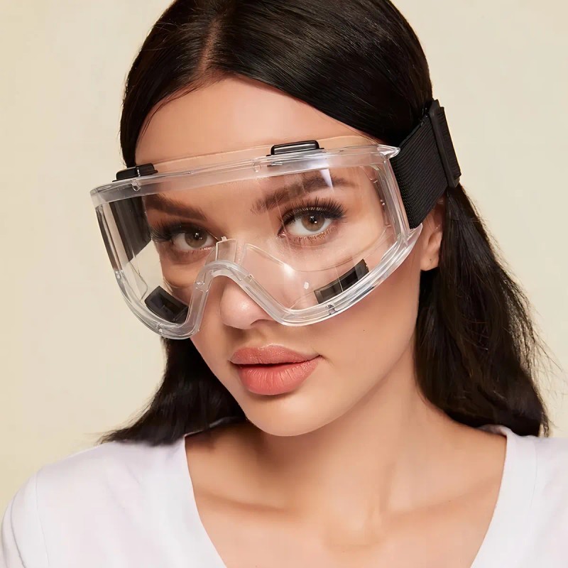 Goggles Protección Seguridad Rampart Anti-rayado Antiempaño Pack 10