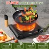 Cusimax Hot Plate,1500W Hot Plate Electric with 7.4″Cast Iron Countertop