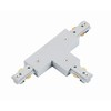 White 240V Single Circuit Track T Shape Connector Accessory Track