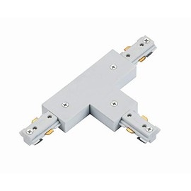 White 240V Single Circuit Track T Shape Connector Accessory Track Lighting