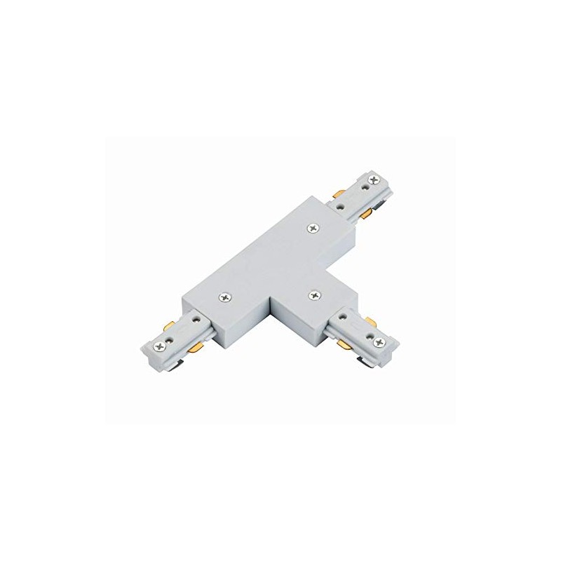 White 240V Single Circuit Track T Shape Connector Accessory Track