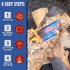 Naturally Occurring, Reliable, All Purpose, Easy-to-Use Fire Starter for Wood