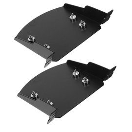 BESPORTBLE 2pcs Smoker Pellets Helper Chute Discharge Port Metal Accessory for Grill Machine Pellet Slide Groove Compatible Barbecue Grills