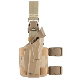 Safariland 7355 ALS, Thigh Rig - Tactical Holster with Quick-Release Leg Strap, Fits: Glock 17, 22, 31 (4.5") - Flat Dark Earth, Right Hand