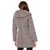 Cole Haan Women's Taffeta Down Coat with Bib Front and