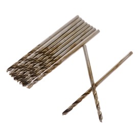 Mtsooning 10 Pcs 1mm Micro HSS Twist Drill Bit Straight Shank Electrical Drilling Tool