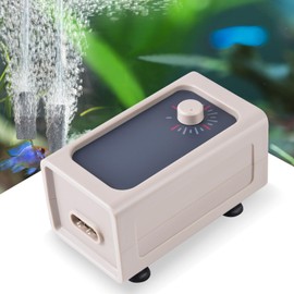 FEDOUR 5W Super-Quiet Aquarium Air Pump, 500LPH Powerful Fish Tank Air Pump with Dual-outlet, Adjustable Aquarium Oxygen Aerator Pump for 50-700L Fish Tanks with Complete Accessories