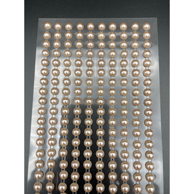 Syntego Pearl Stickers for Crafts - 200 Self Adhesive 6mm