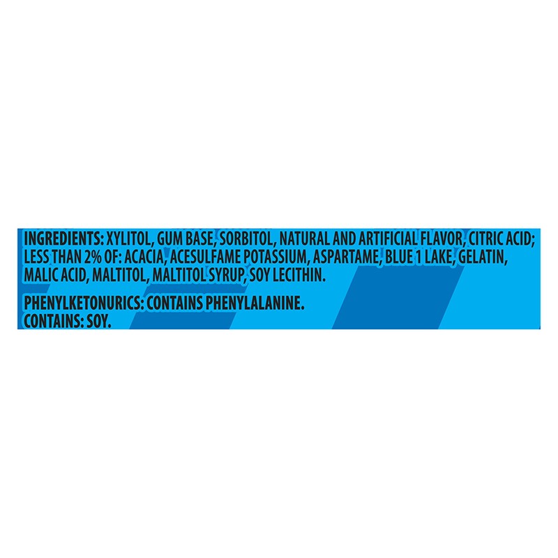 Trident Vibes SOUR PATCH KIDS Blue Raspberry Sugar-Free Chewing Gum,