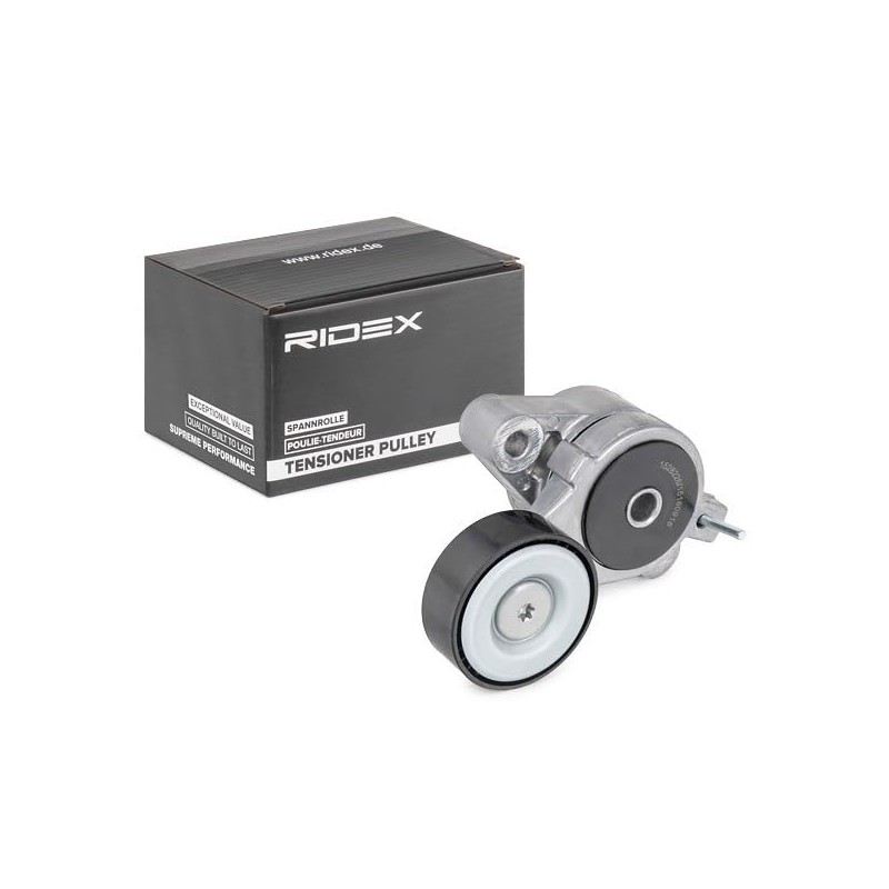 RIDEX 310T0309 Tensioner Pulley V-Ribbed Belt Tensioner Pulley 58 mm