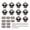 BQLZR 20mm Opening Hole Push Button Keyless Lock Latch Cupboard