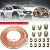 Topteng ArCopper Nickel Brake Line Tubing Kit 3/16 OD 25