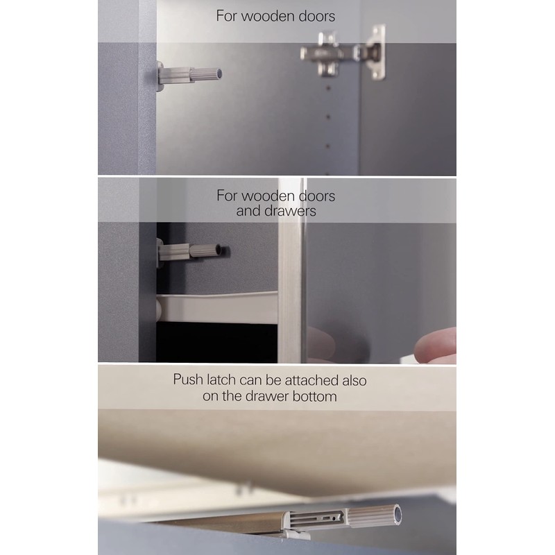 Titus+ PushLatch -Push to Open Door Latch,Push Open System for