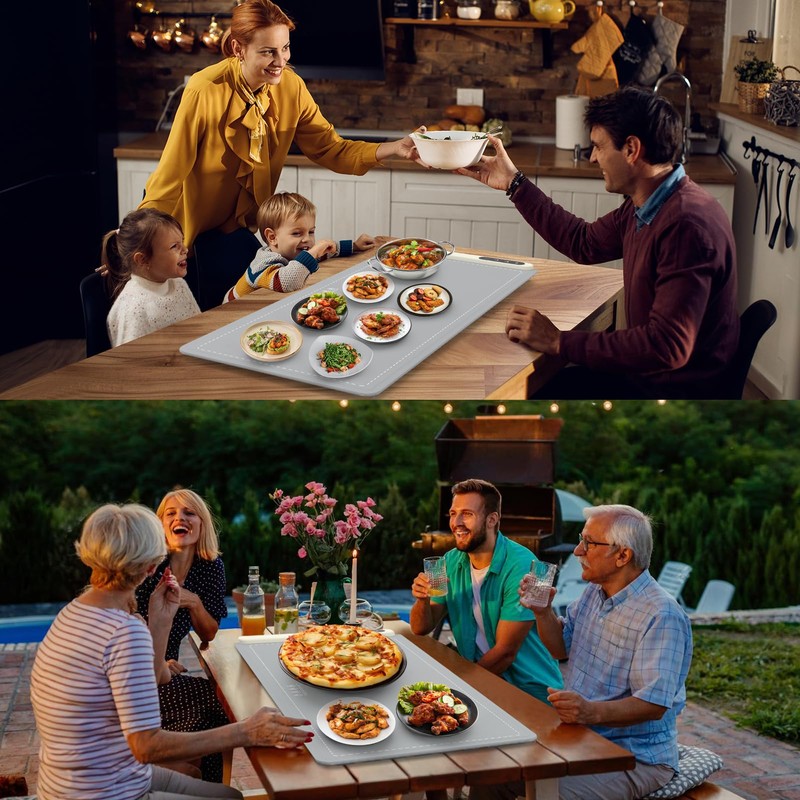 FYY Extra Large Warming Mat for Food - Rapid and