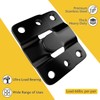 4PCS Black French Cleat Hanger, Interlocking Picture Hanging Tool Kit,
