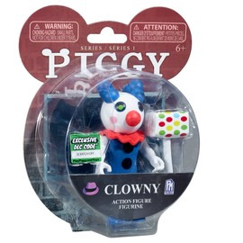 Bizak Piggy Clowny Figure 10 cm, You Can Recreate the Game at Home with Your Favourite Figures, with Accessories and a Redeemable Code in the Video Game, Various Models (64238052)