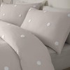 Appletree Set, Cotton, Linen/White, Single, W135cm x L200cm (Duvet Cover),