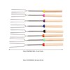 8Pcs Telescoping Extendable Marshmallow Roasting Sticks Marshmallow Sticks Kit Extending
