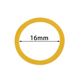 PPhtony 16mm Small Rubber Bands Elastic Stretchy Bands for Bank Money Bundles Bills Cash Wrapping Newspaper Rolling Paper Cards Office Home Supplies Hair Bows Tie Dye Art Craft Project, 500PCS