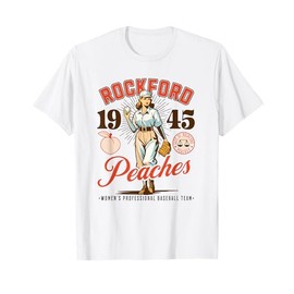 Rockford Peaches Women's Baseball Team T-Shirt