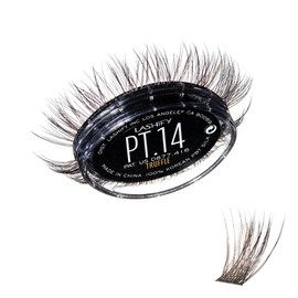 Lashify Plushy Tame 14mm Gossamer Lashes in Truffle Color, Easy DIY False Lashes for a Voluminous Yet Still Natural Look