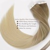 LacerHair Ombre Tape in Hair Extensions Human Hair Double Side