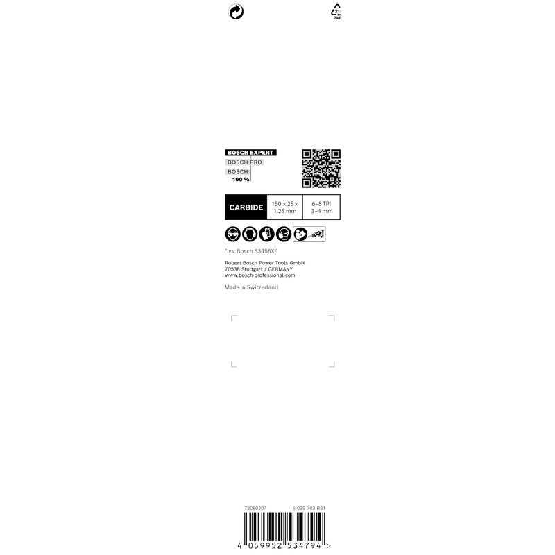 Bosch Professional 1 x Expert ‘Multi Material’ S 956 XHM