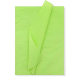 40 Sheets Lime Green Gift Wrapping Tissue Paper,19.7 x 27.6 Inches Willow Green Color Gift Bag Wrap Paper Packing Paper for DIY Craft Easter Spring Birthday Saint Patrick's Day Party Decoration