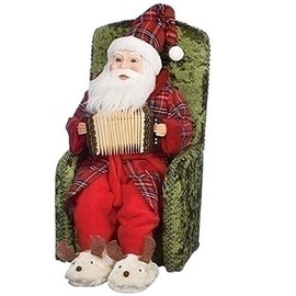 Roman Musical Motion Chair Santa
