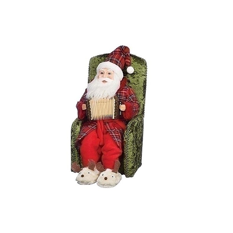 Roman Musical Motion Chair Santa