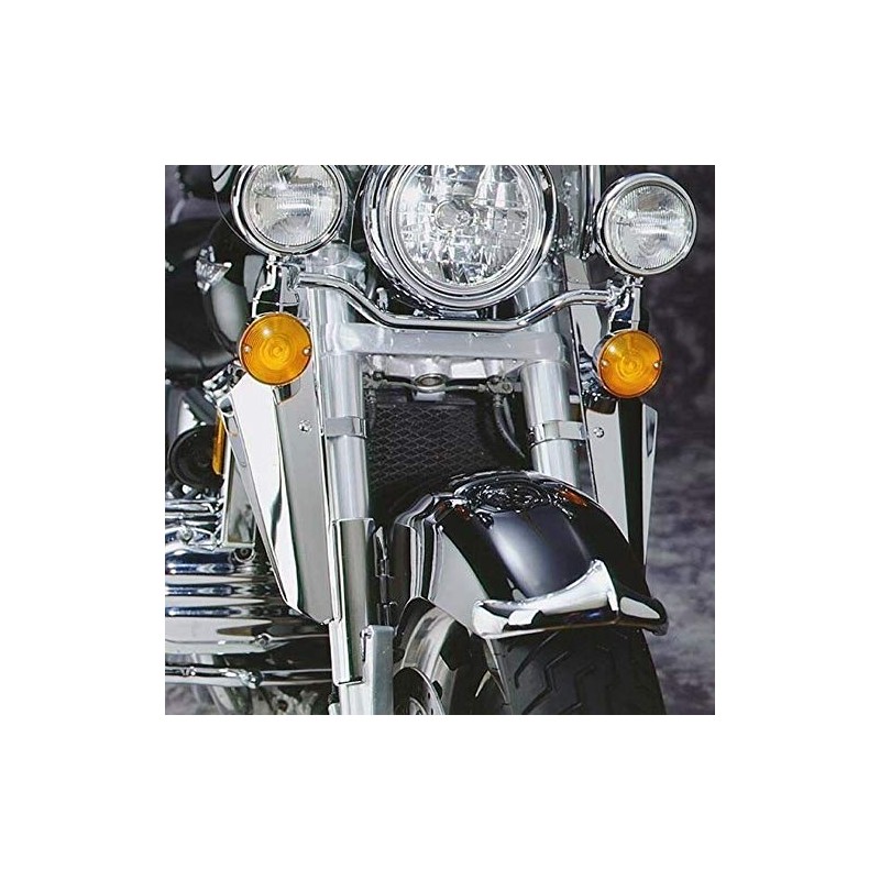 National Cycle Front Chrome Fender Tips for 1997-2003 Honda GL1500C