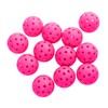 12PCS 74mm 40 Holes Pickleballs PE Plastic High Elasticity Pickleball