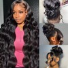 PRUWIGS 360 Lace Front Wigs Human Hair Body Wave 200%